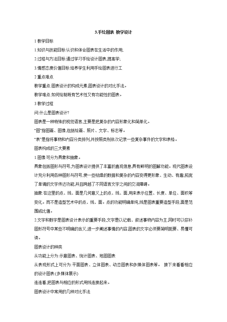 浙美版美术七年级上册第3课 手绘图表 教学设计 (4)01