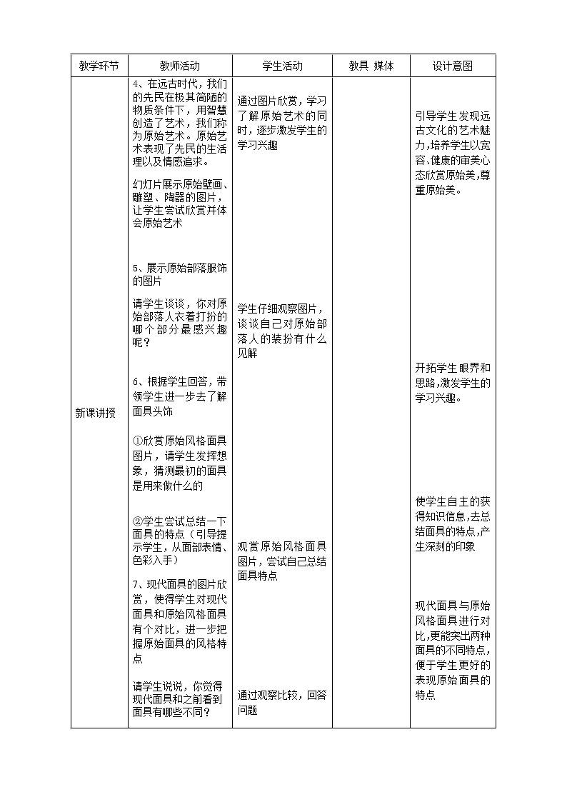 美术八年级上湘教版7远古的呼唤教案402