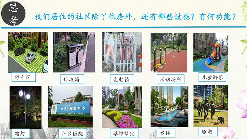 人教版八下 4.3 第3课 关注社区居住环境 课件（22张）05