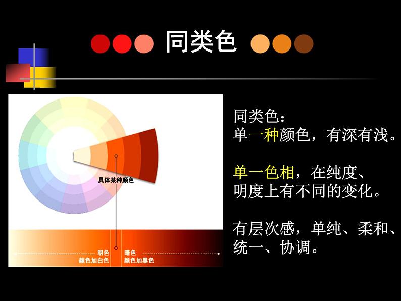 初中美术人美版 七年级下册 3同类色与邻近色 1 课件第4页