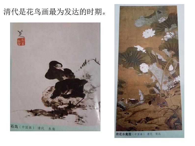 桂美版美术七下3.中国花鸟画——花卉、禽鸟 课件08