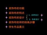 初中美术 人美课标版 八年级上册《美化生活的装饰布》 课件