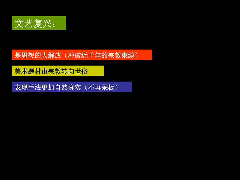 人美版8下美术  春 文艺复兴的颂歌 课件07