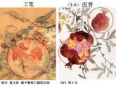 初中美术桂美版七年级上册 中国花鸟画——蔬果没骨石榴部优课件