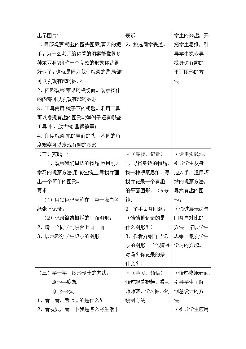 赣美版七年级下册美术 3图形创意设计 教案02