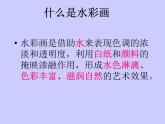 冀美版八年级下册 4.轻快明丽的水彩画 课件