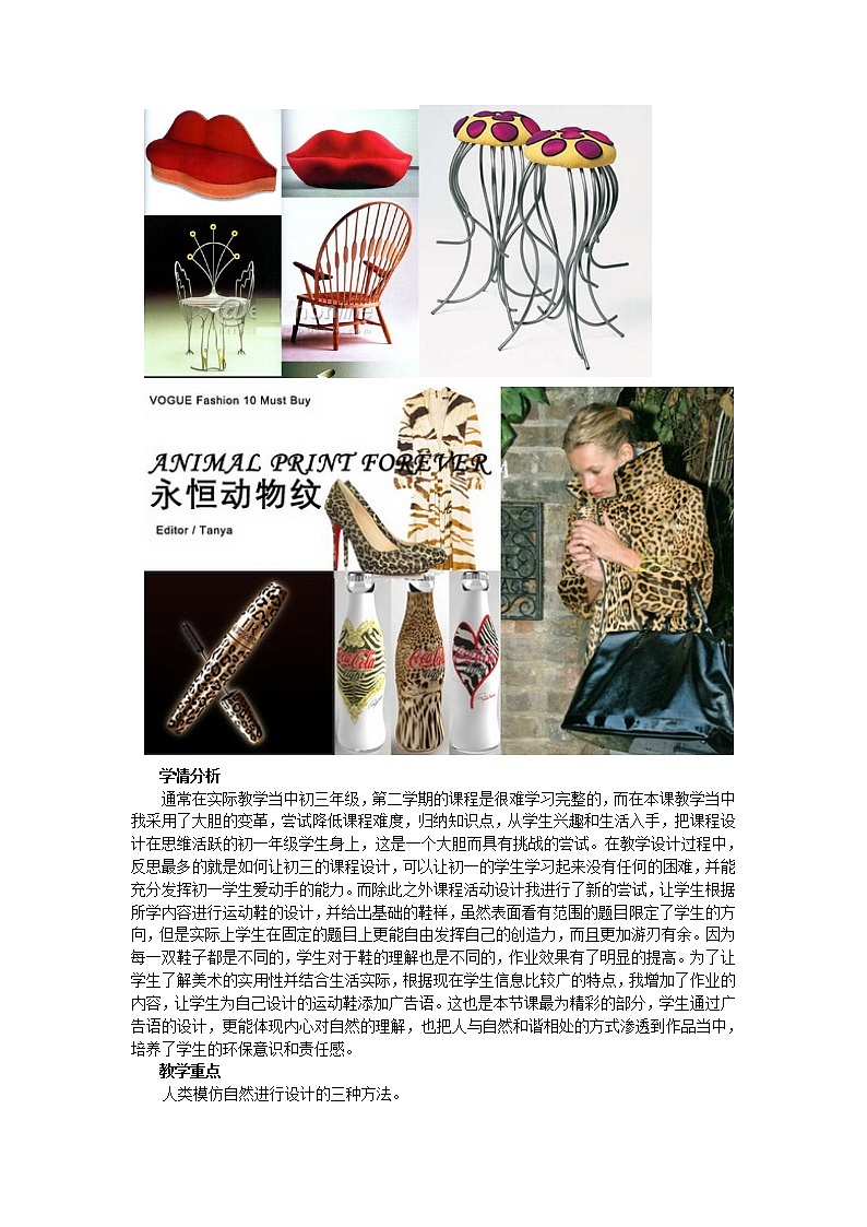 岭南版美术九下 12自然 设计  教案02