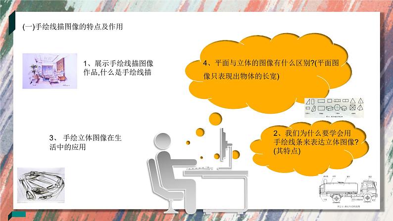 人美版美术七年级下册  2.手绘线条图像——物象立体的表达  课件08