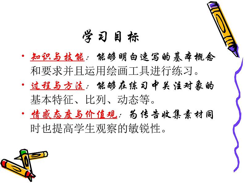 冀美版七年级上册5.学画速写PPT 课件PPT第2页