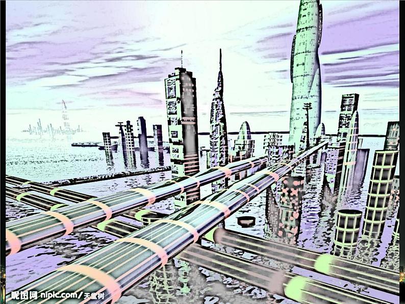 赣美版七年级上册美术课件 4.神奇的科幻画04