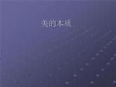 第一單元-美的本質課件PPT