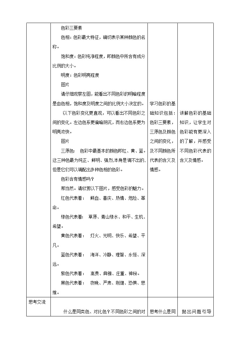 第二单元第1课 色彩的魅力 课件+教案02