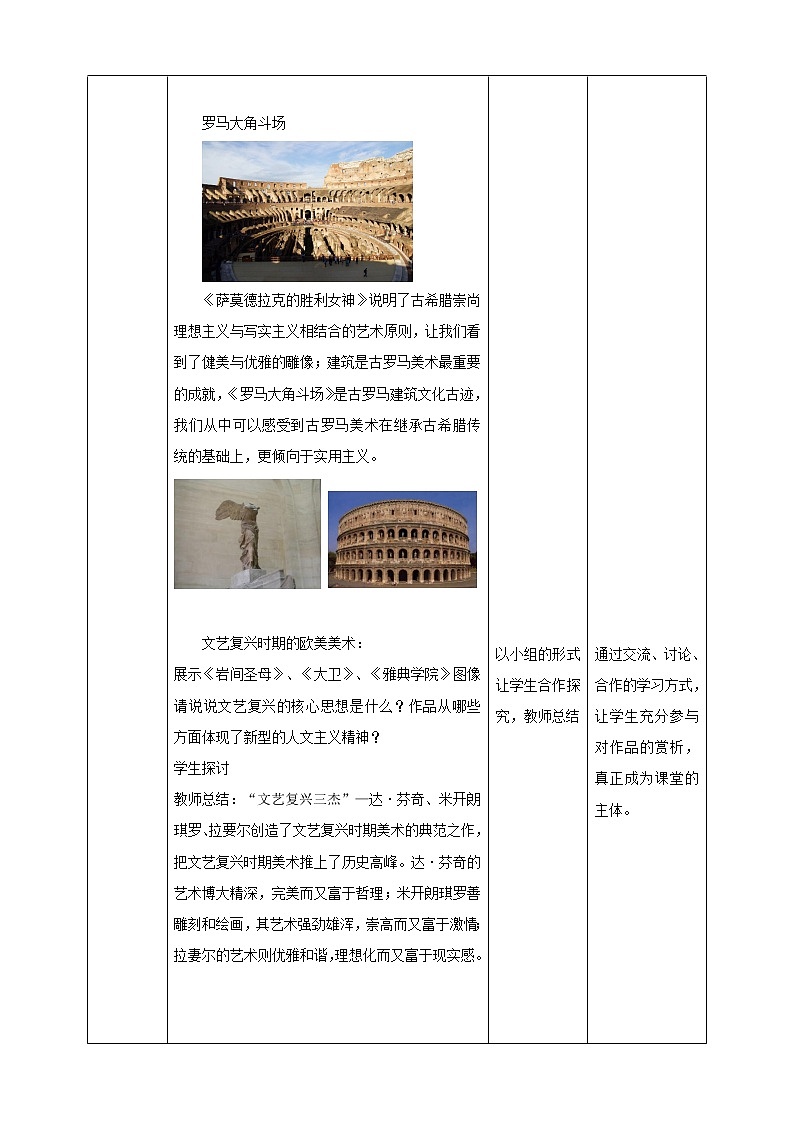 第一单元第二课《各具特色的欧美美术作品》课件+教案03