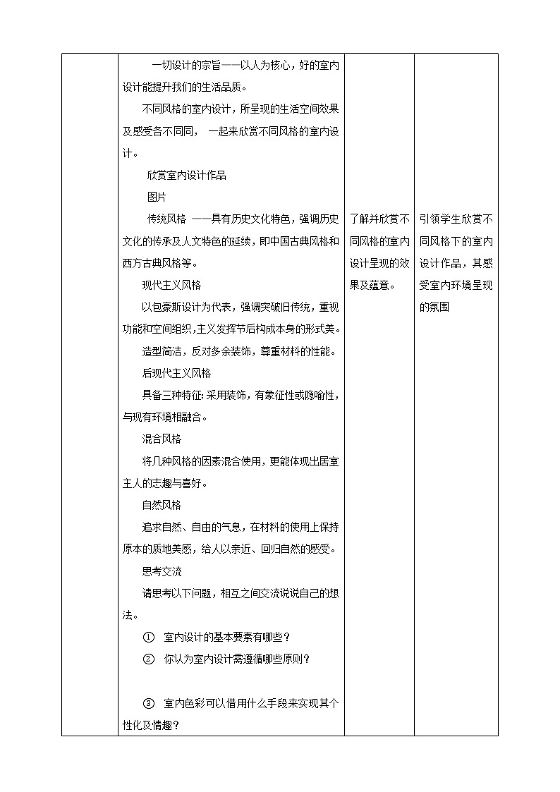 【人教版】八下美术  4.1 和谐温馨的生活空间  (课件+教案）02