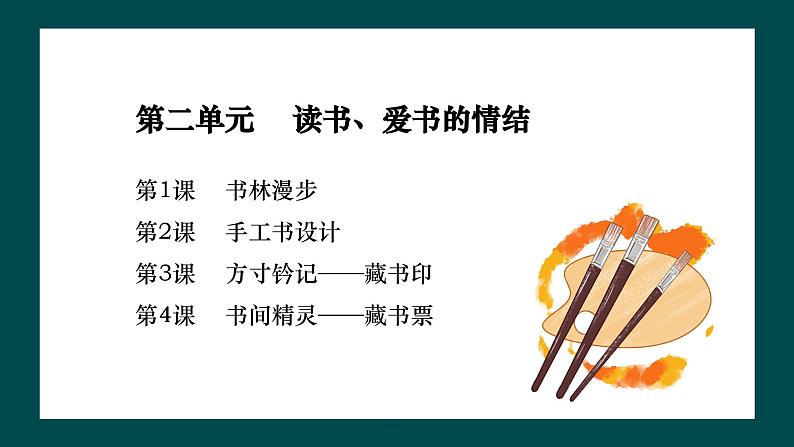 第二单元第3课《方寸钤记——藏书印》课件+教案02