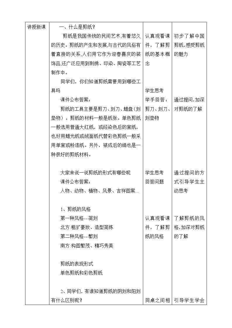 【人教版】九上美术  2.1《剪纸》（课件+教案）02