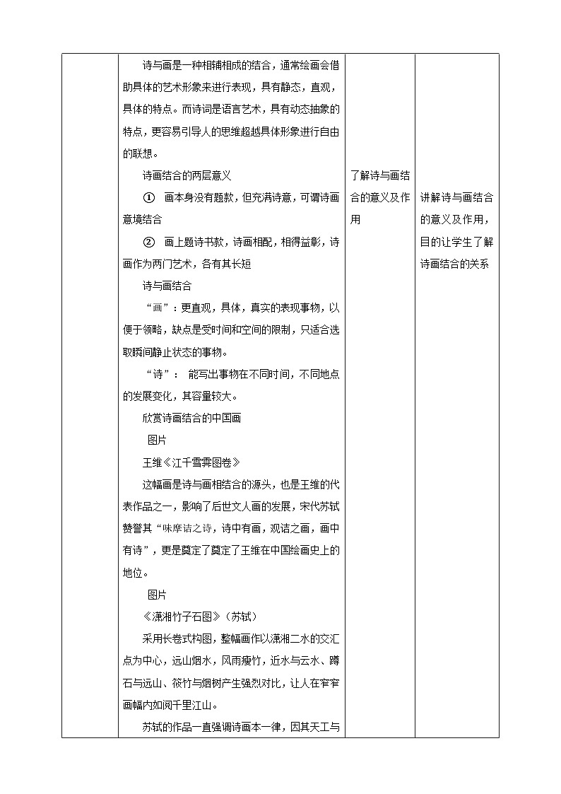 【人教版】八上美术  3.1《诗书画印的完美结合》课件+教案02