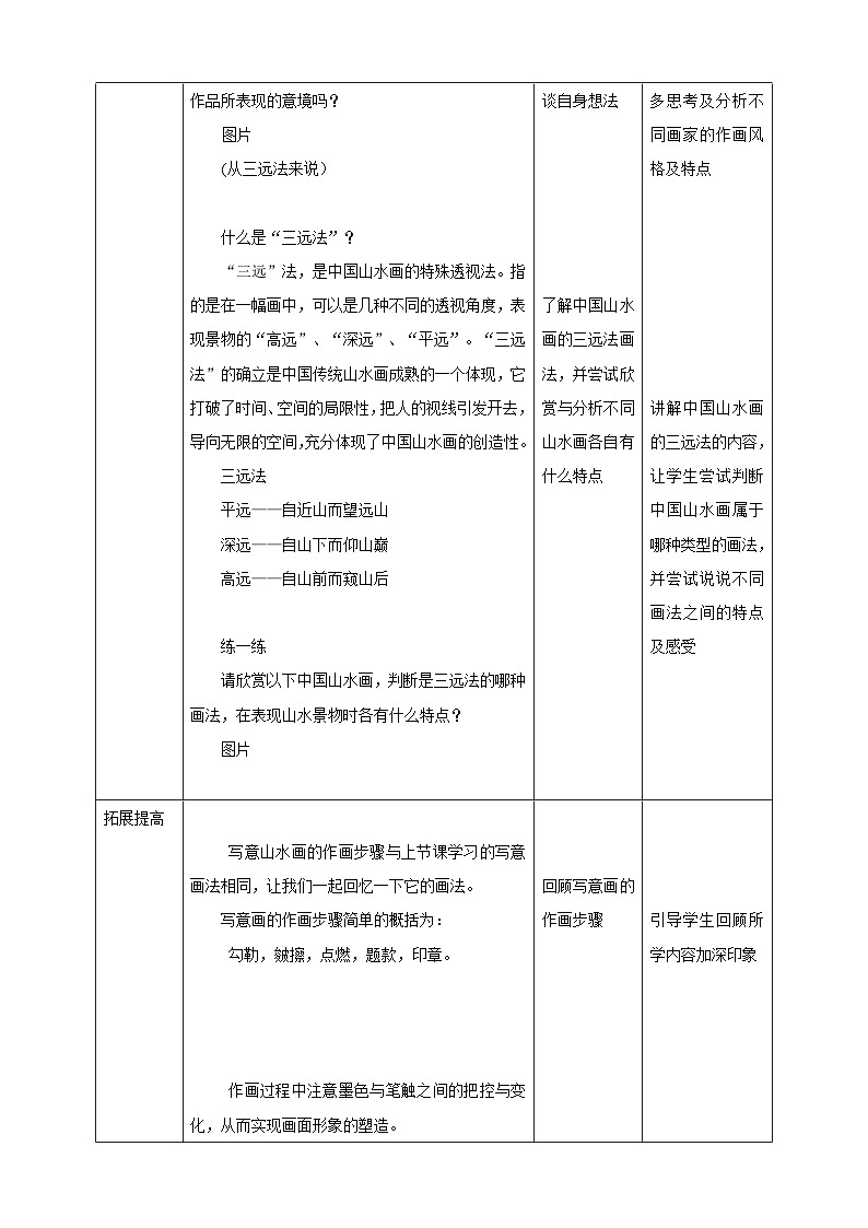 【人教版】八上美术  3.3《寄情山水》课件+教案02