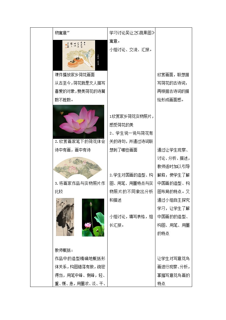 人教版初中美术八年级上册  第三单元 第2课　借物寓意   教案1第2页