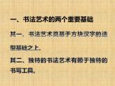 湘美版初中美术七年级上册  第7课 书法的点画之美   课件