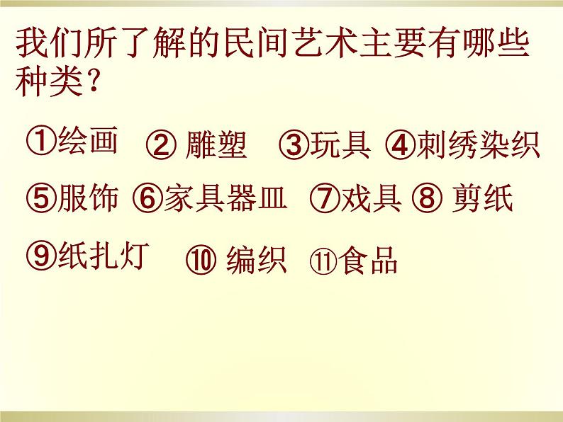 桂美版美术八年级上册 4.来自乡土的艺术   课件04