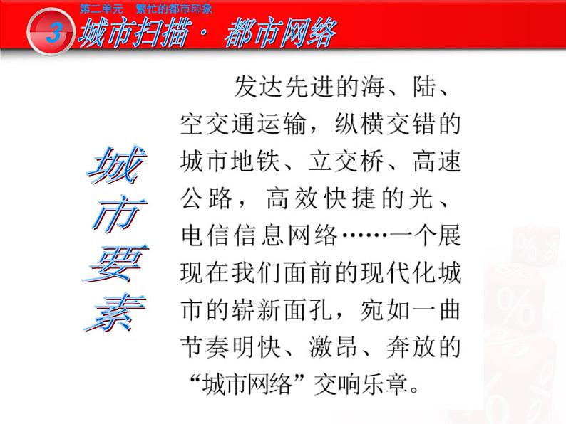 岭南版初中美术九年级下册 3.城市扫描•都市网络   课件第2页