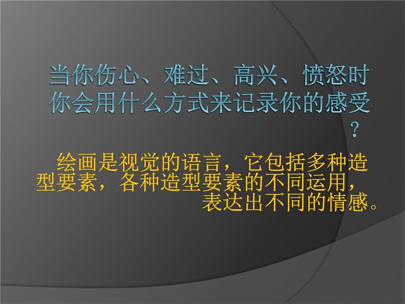 人教版八年级上册美术第一单元美术的主要表现手段 1.《造型的表现力》课件01