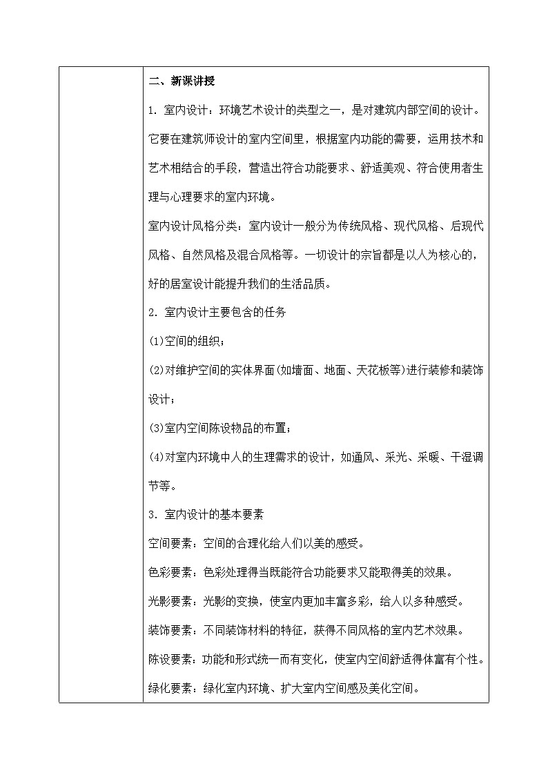第四单元第一课《和谐温馨的生活空间》教学设计02