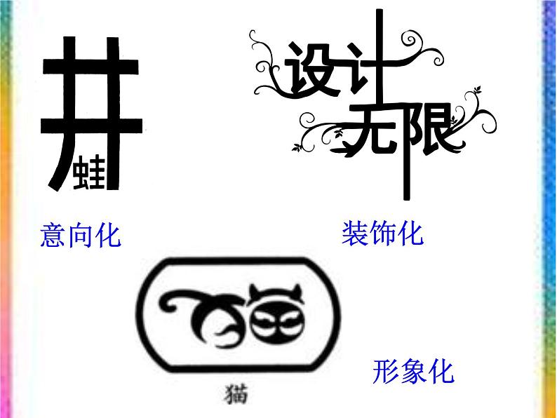 人教版美术七年级上册 第三单元 第一课  有创意的字 课件08