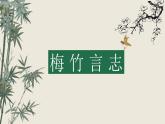 第二課 梅竹言志 課件 2024-2025 學(xué)年湘美版初中美術(shù)八年級(jí)上冊
