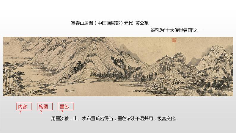 人美版八年级上册  中国山水画课件05