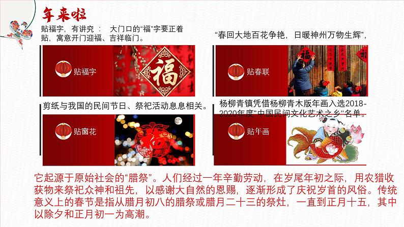 人教版初中美术九年级上册四单元第二课 民俗文化展课件07