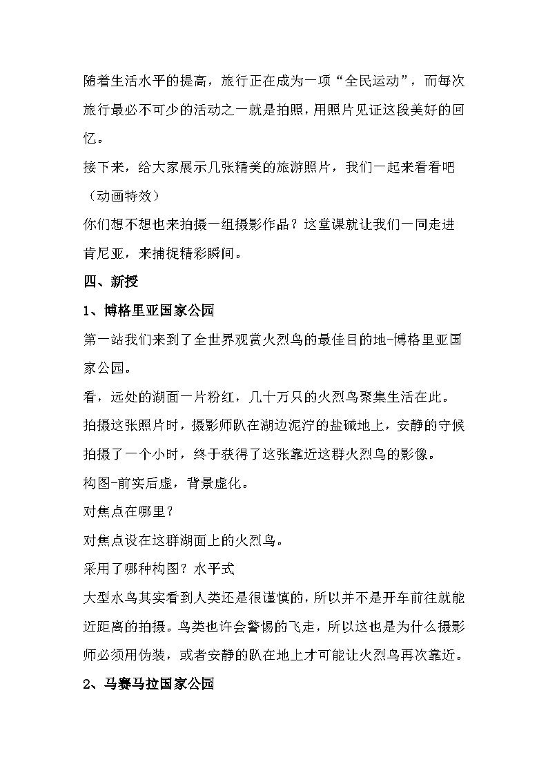 赣美版美术八年级下册  2. 捕捉精彩瞬间   教案第2页