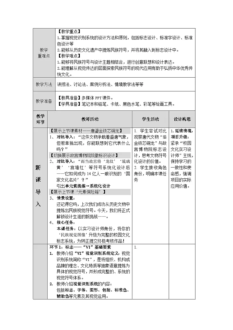 第四单元第二课《彰显文化传承》教学设计2025-2026学年人美版初中美术八年级上册第2页