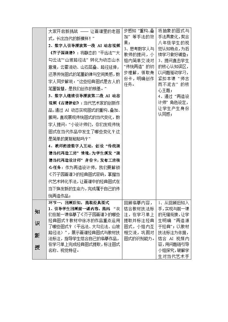 4课《师古写今献丹青》教学设计第3页