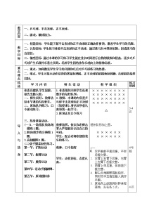 体育九年级全一册第一章 体育与健康理论知识教案