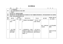 人教版九年级全一册第一章 体育与健康理论知识教案设计