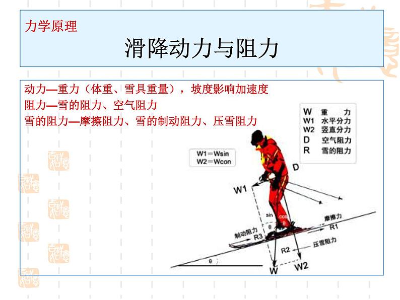 第六章 冰雪类运动的基本技术 高山滑雪运动技术--初中体育与健康华东师大版七年级全一册同步课件02