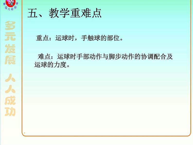 人教版七年级体育 4.1篮球 行进间、体前变向换手运球 说课  课件（20ppt）06