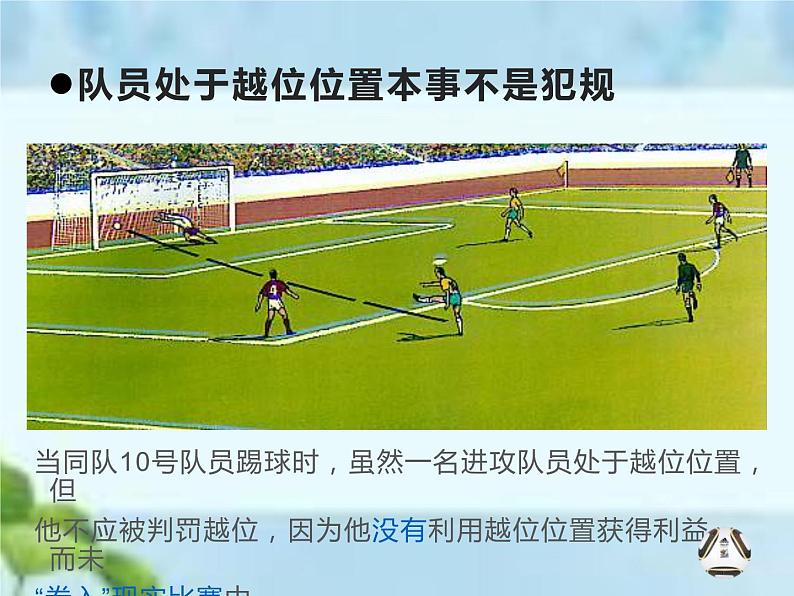 人教版八年级体育全一册-第3章足球足球竞赛规则-课件05