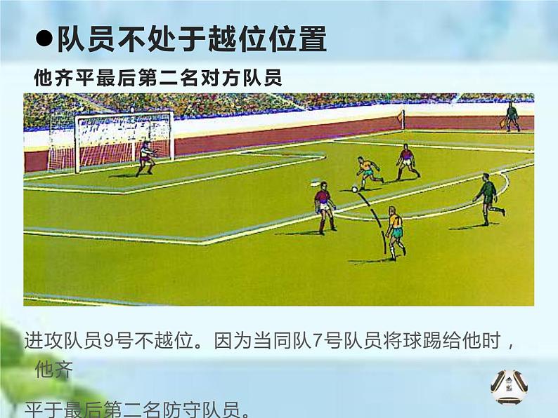 人教版八年级体育全一册-第3章足球足球竞赛规则-课件07
