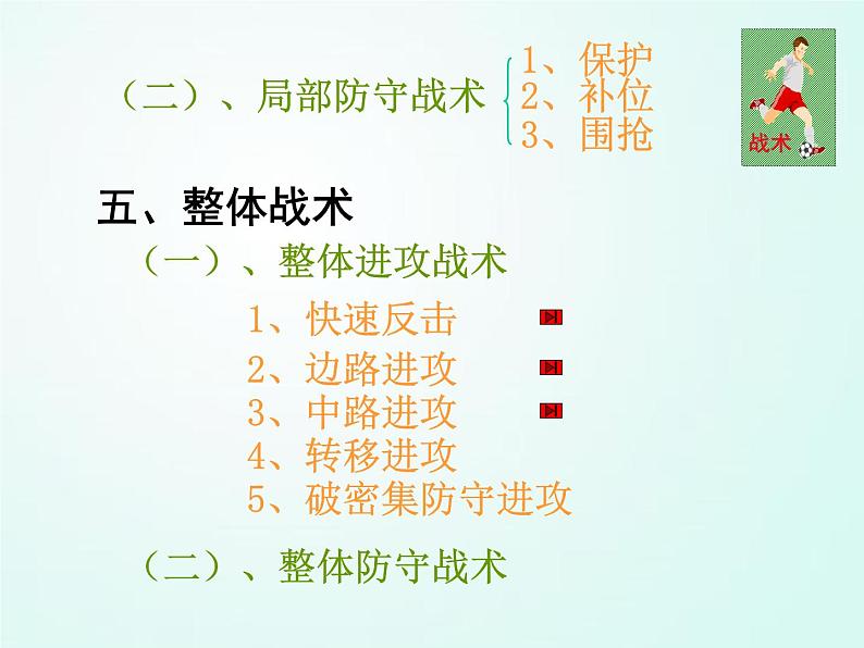 人教版七年级体育 3.3足球 简单战术配合 课件04