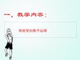 人教版七年级体育 4.1篮球 行进间、体前变向换手运球    课件