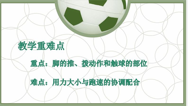 人教版七年级 体育与健康 第三章 足球脚背外侧运球 课件第3页