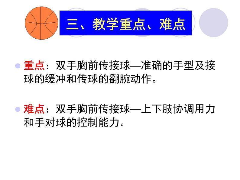 初中体育与健康 华东师大课标版 七年级 田径类运动的基本技术 篮球双手胸前传接球 课件第4页