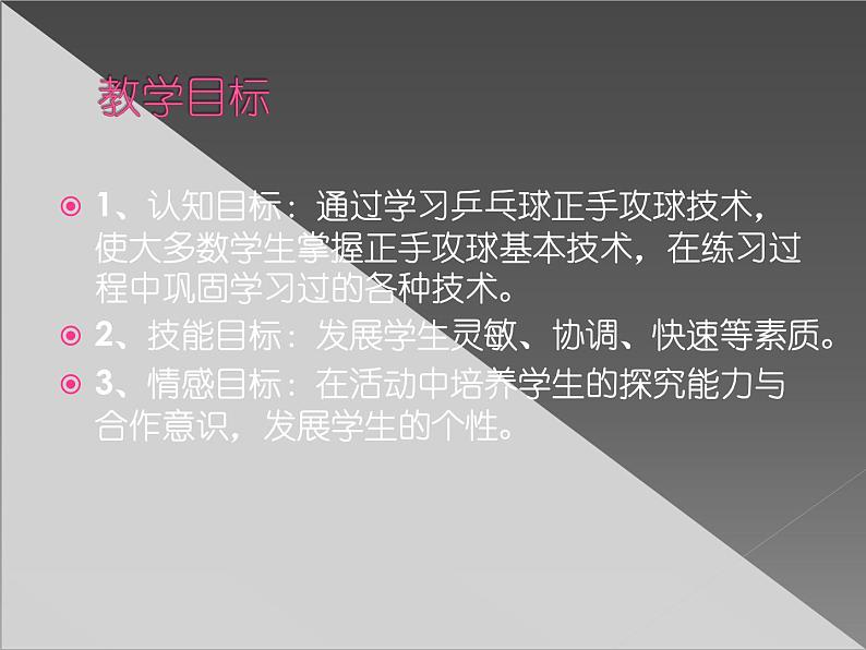 初中体育与健康 人教 课标版 七年级《乒乓球之正手攻球技术》 课件04