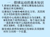 人教版七年级体育 5排球基本知识  课件