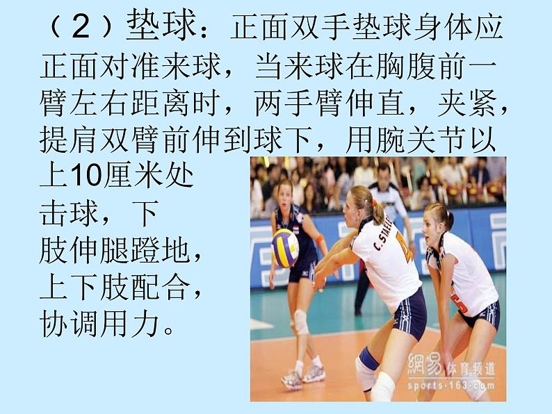 人教版七年级体育 5排球基本知识  课件第8页