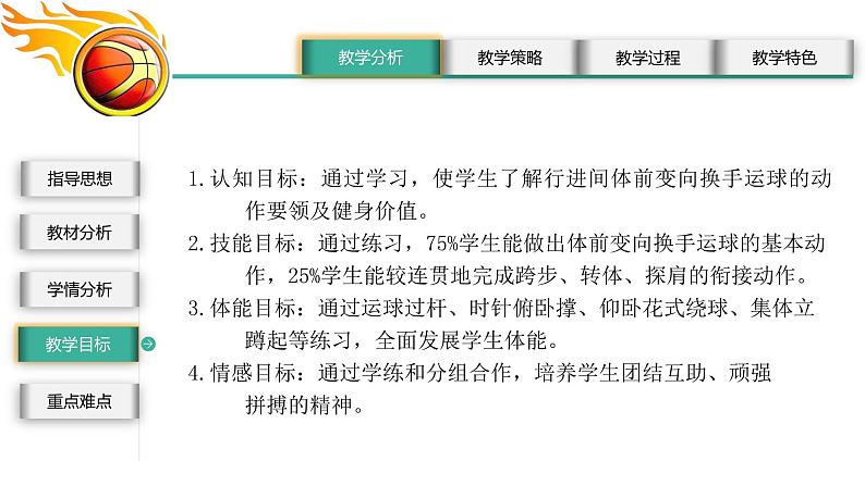 初中体育与健康 篮球篮球：行进间体前变向换手运球、体能训练课件PPT08