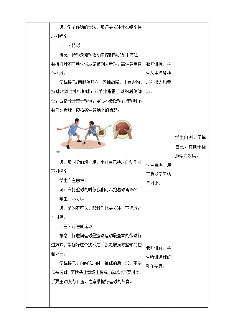 人教版七年级全一册体育  第四章《篮球》（课件+教案）03